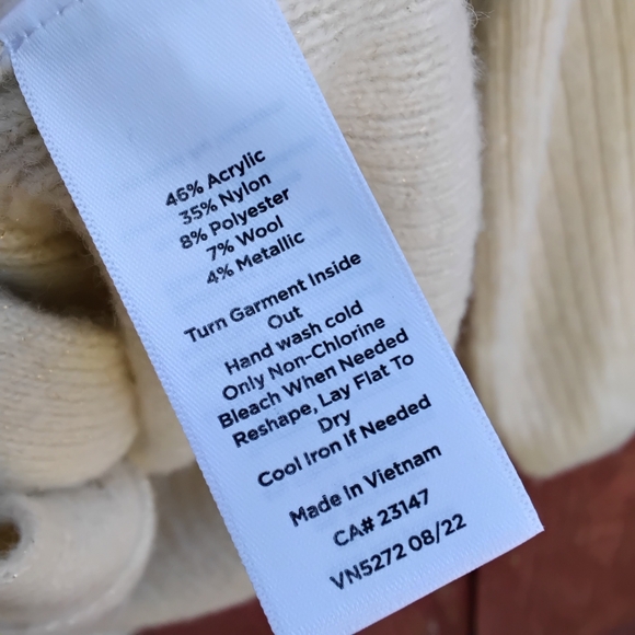 Talbots Cardigan with Rhinestone Buttons - Picture 6 of 6